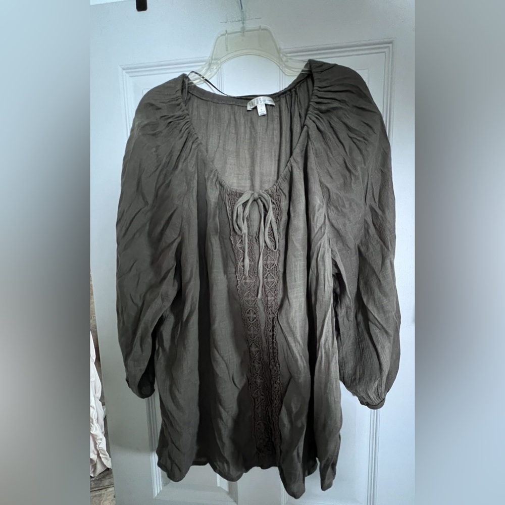 OLIVE GREEN BLOUSE